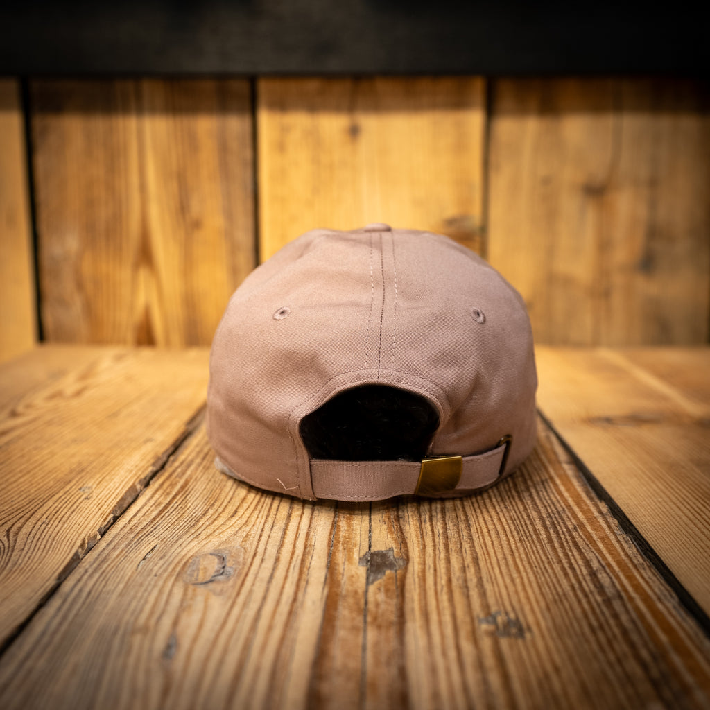 Boujon Bakery cap in dusty pink, back with adjustable strap