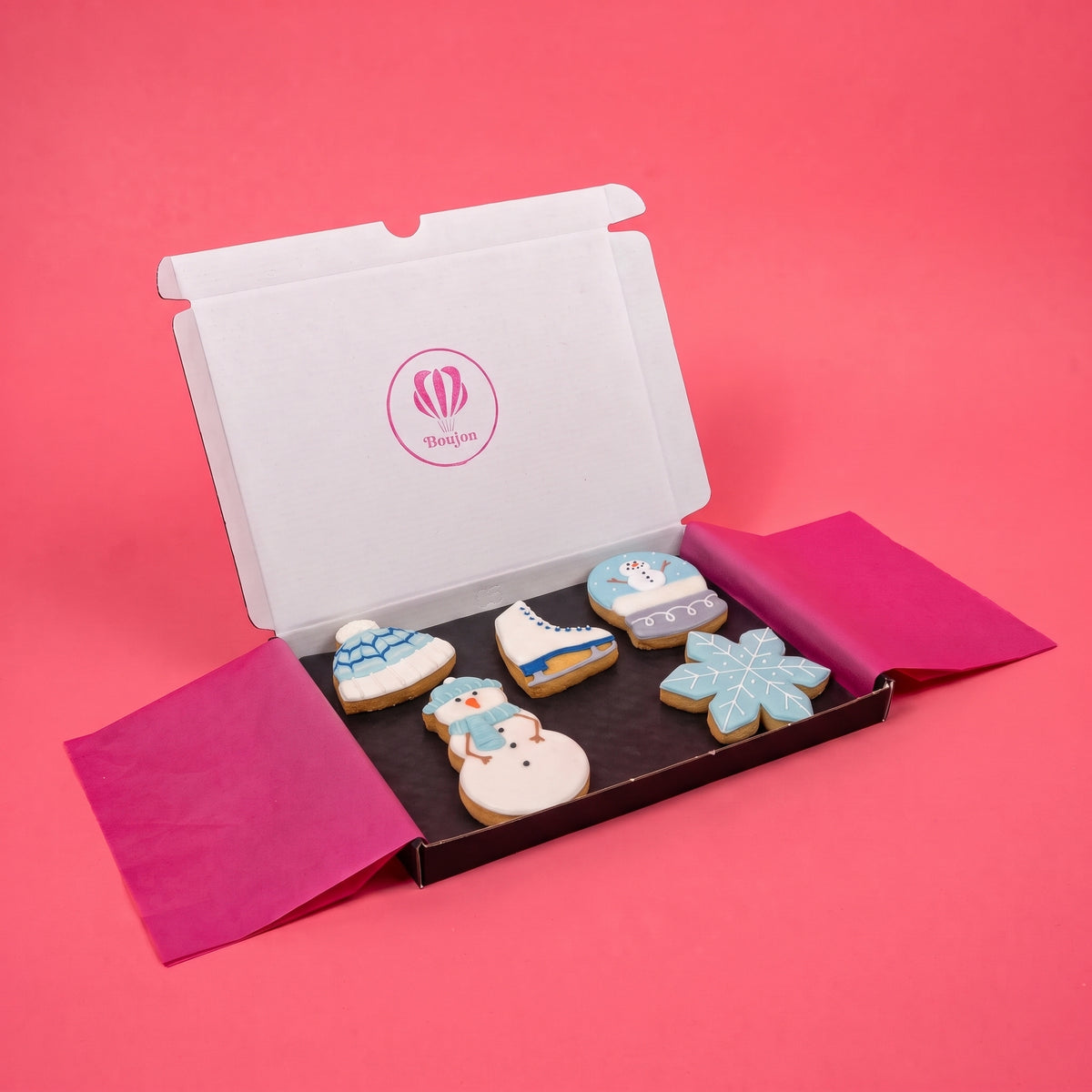 Winter Wonderland Iced Biscuit Box - Large