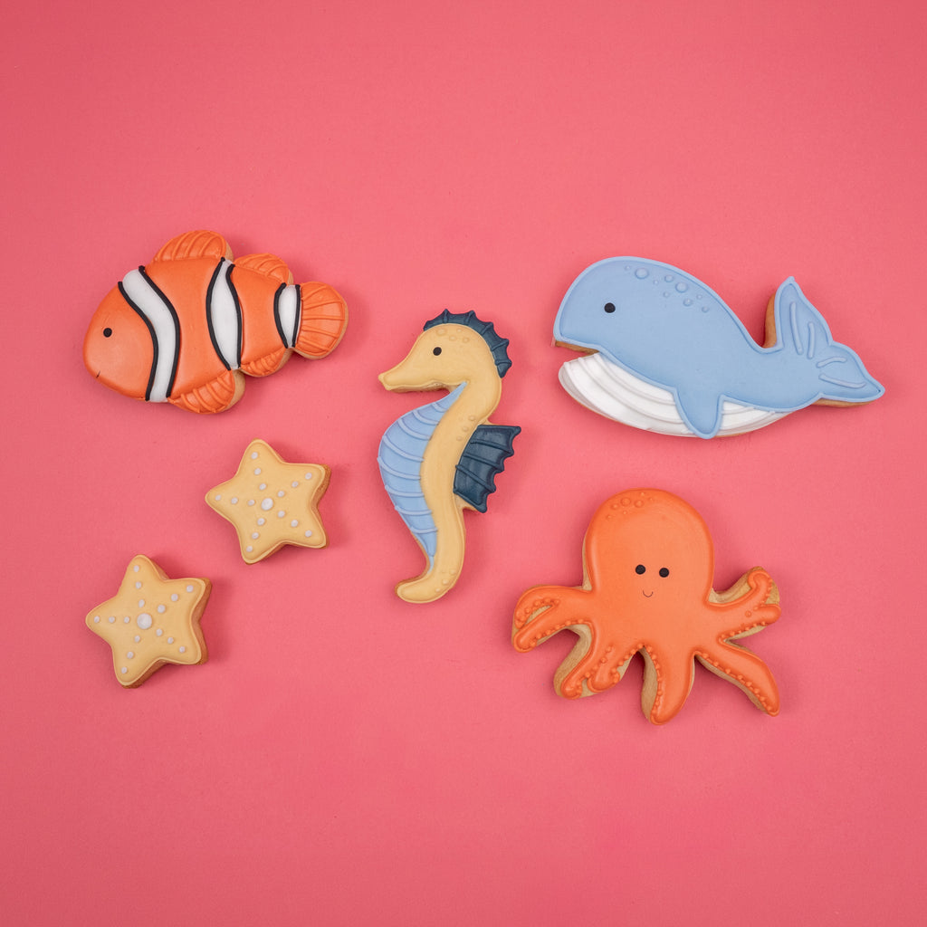 Under The Sea Iced Biscuit Box – Large