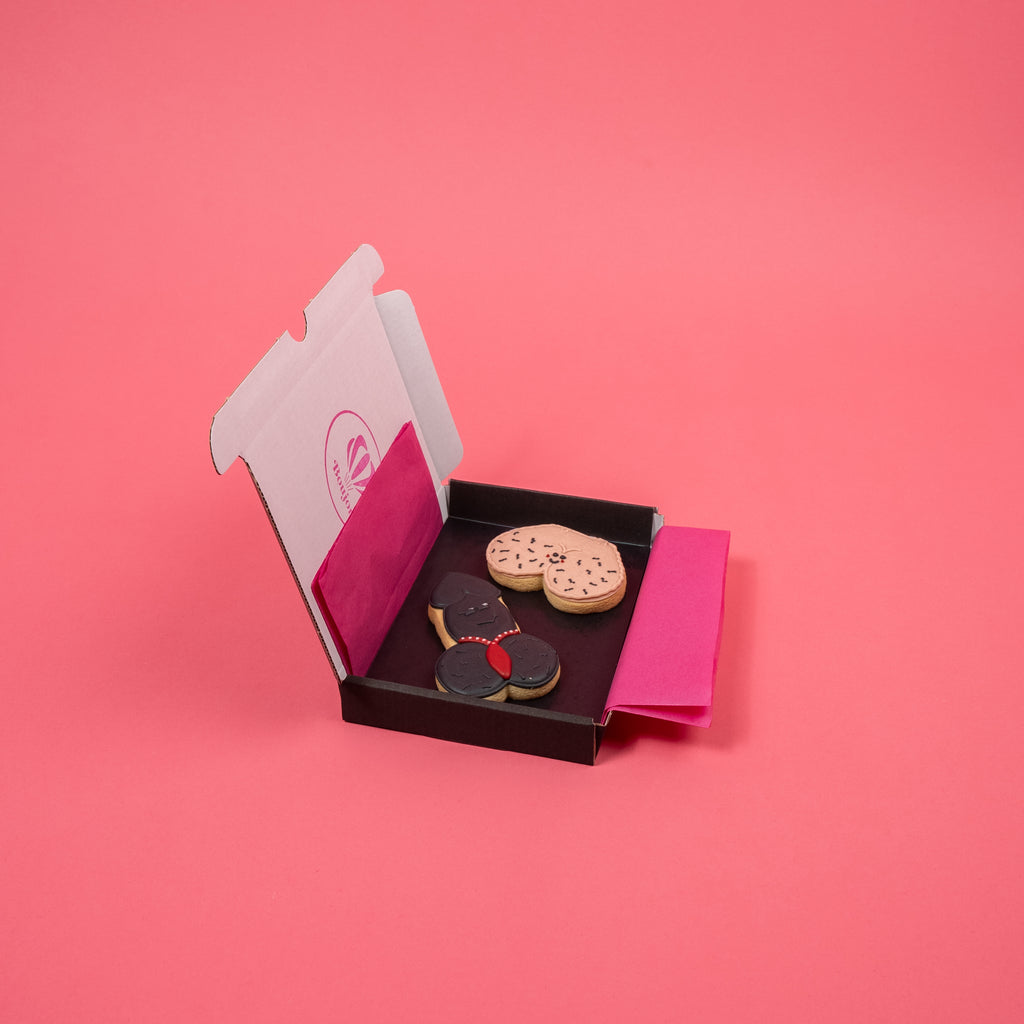 Naughty Iced Biscuit Box – Small