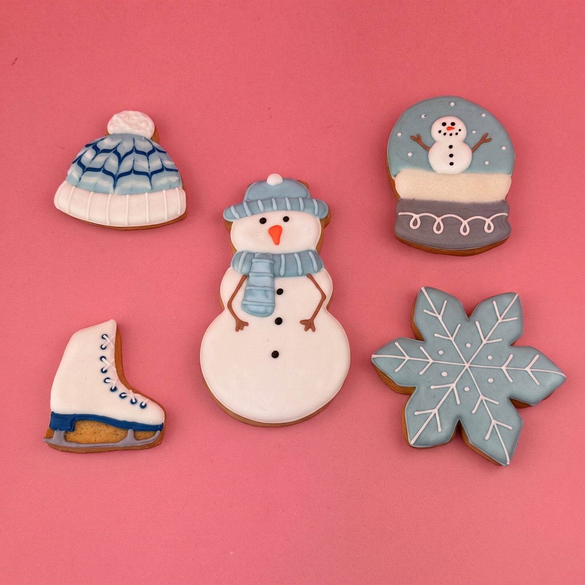Winter Wonderland Iced Biscuit Box - Large