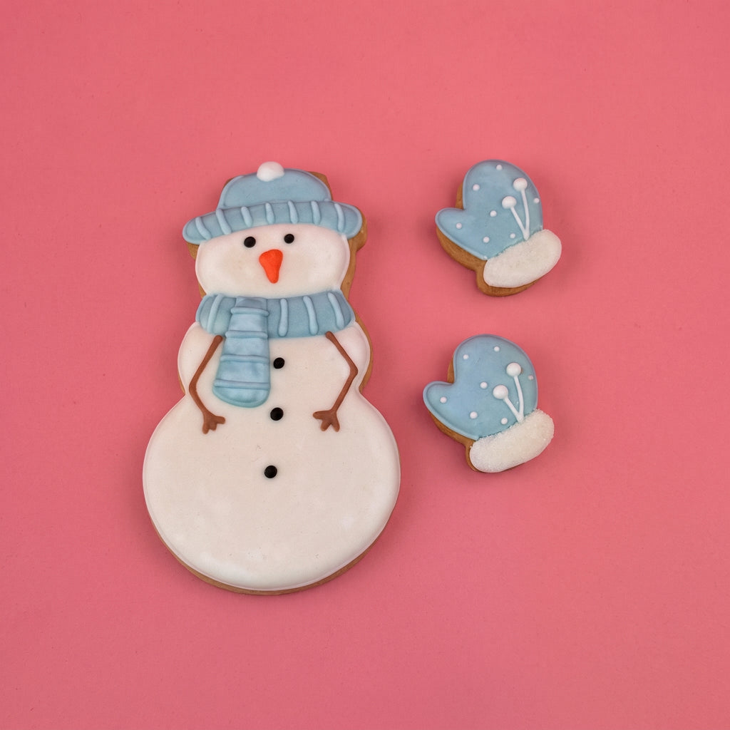 Snowman Iced Biscuit Box - Small