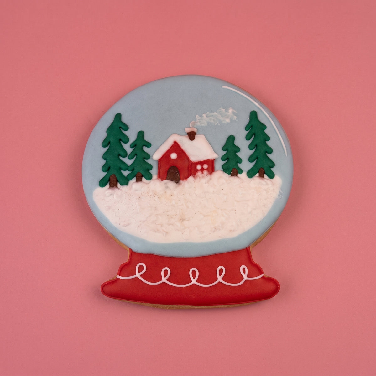Snowglobe Iced Biscuit Box - Small